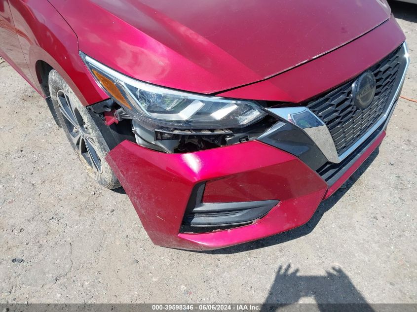 2020 Nissan Sentra Sv Xtronic Cvt VIN: 3N1AB8CV2LY230494 Lot: 39598346