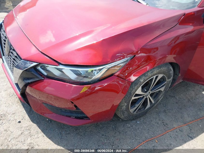 2020 Nissan Sentra Sv Xtronic Cvt VIN: 3N1AB8CV2LY230494 Lot: 39598346