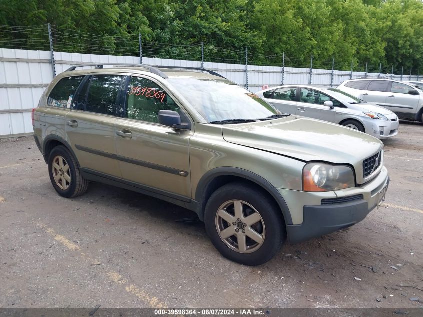 2004 Volvo Xc90 2.5T Awd VIN: YV1CZ59H941119216 Lot: 39598364