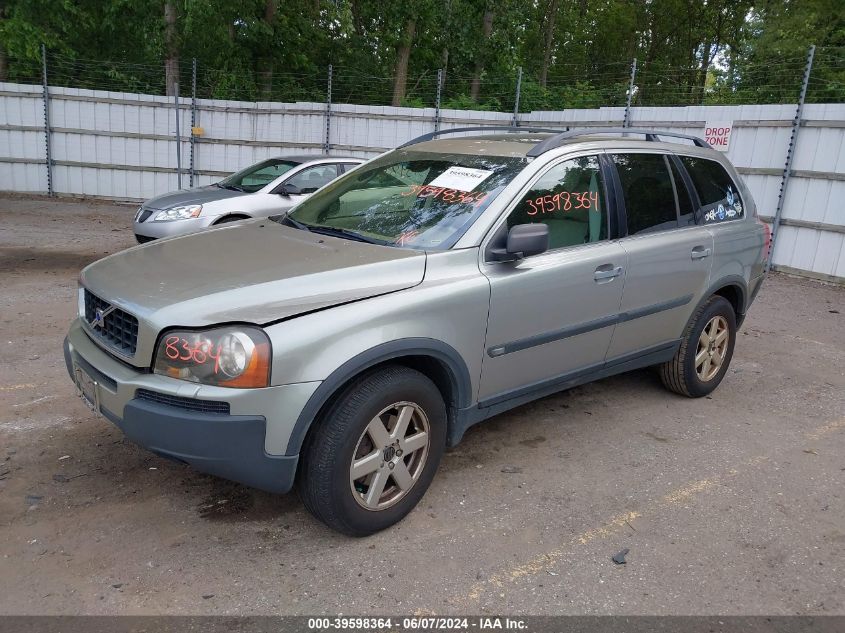 2004 Volvo Xc90 2.5T Awd VIN: YV1CZ59H941119216 Lot: 39598364