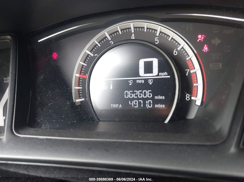 2018 Honda Civic Sport VIN: SHHFK7G44JU217896 Lot: 39598369