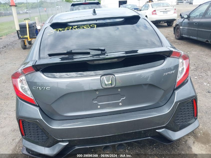 2018 Honda Civic Sport VIN: SHHFK7G44JU217896 Lot: 39598369