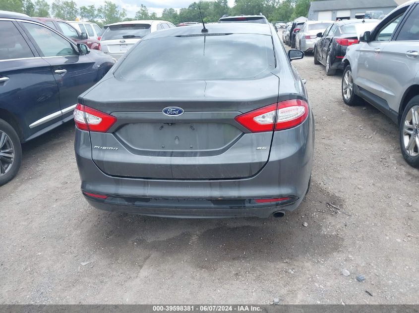 2016 Ford Fusion Se VIN: 3FA6P0H70GR288786 Lot: 39598381