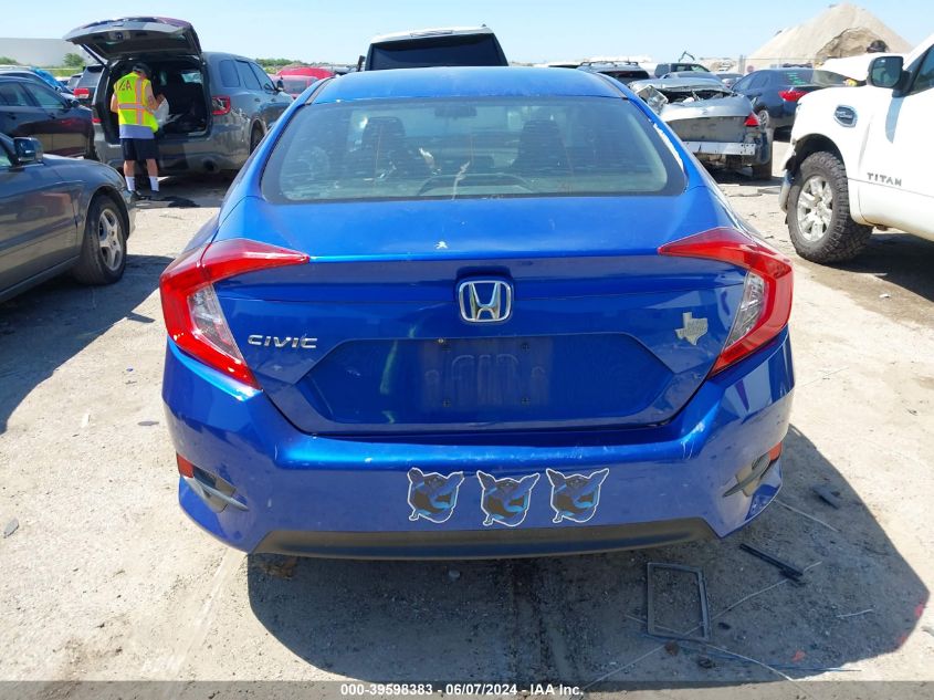 2018 Honda Civic Lx VIN: 19XFC2F58JE014737 Lot: 39598383