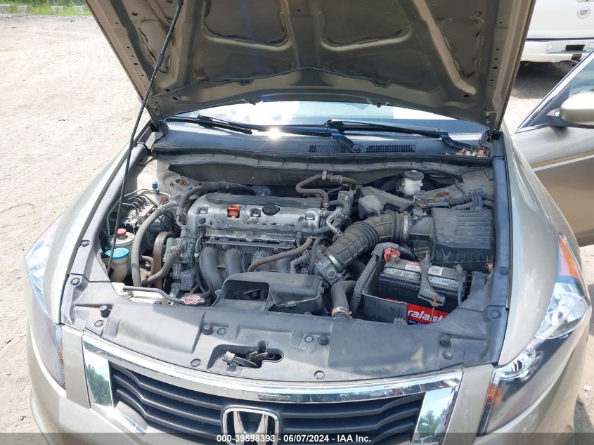 2010 Honda Accord 2.4 Lx-P VIN: 1HGCP2F4XAA033910 Lot: 39598393