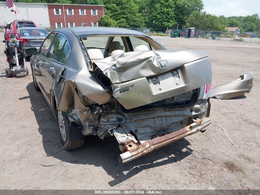 2010 Honda Accord 2.4 Lx-P VIN: 1HGCP2F4XAA033910 Lot: 39598393