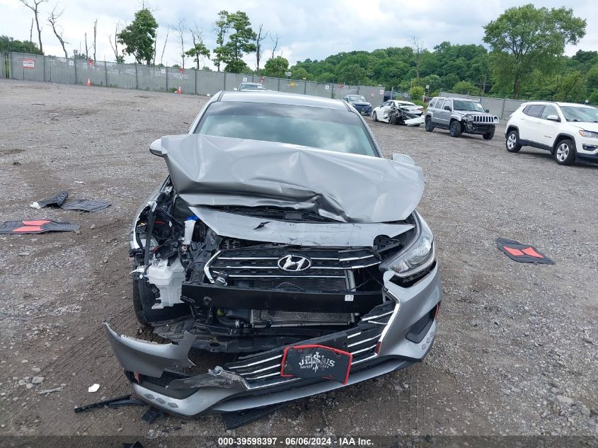 2022 Hyundai Accent Se VIN: 3KPC24A62NE157190 Lot: 39598397