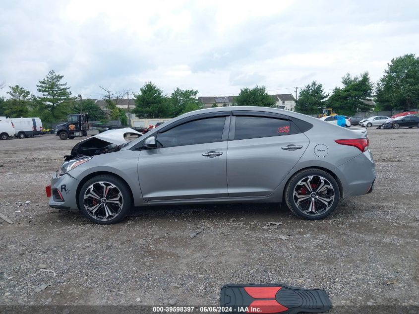 2022 Hyundai Accent Se VIN: 3KPC24A62NE157190 Lot: 39598397