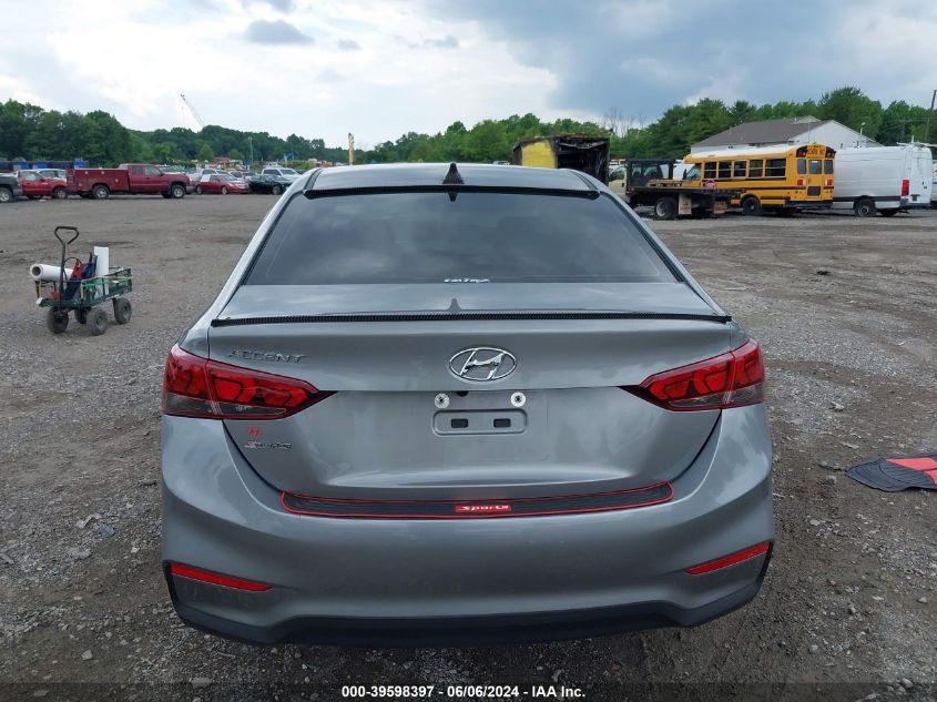 2022 Hyundai Accent Se VIN: 3KPC24A62NE157190 Lot: 39598397