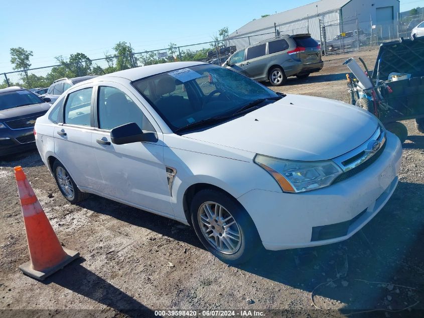 2008 Ford Focus Se VIN: 1FAHP35NX8W133707 Lot: 39598420