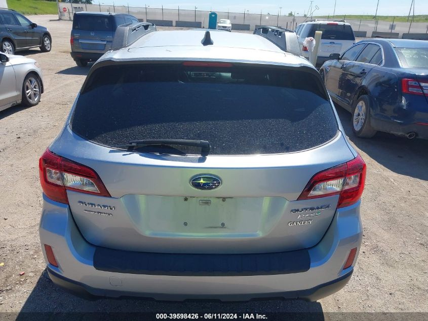 2016 Subaru Outback 2.5I Limited VIN: 4S4BSANC8G3356342 Lot: 39598426
