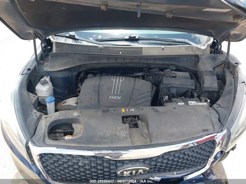 2017 Kia Sorento 3.3L Lx VIN: 5XYPG4A59HG250113 Lot: 39598437