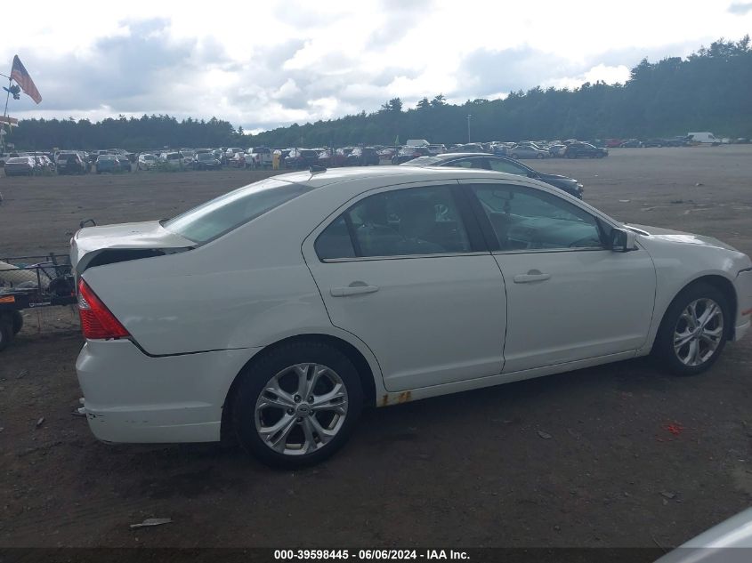 2012 Ford Fusion Se VIN: 3FAHP0HA7CR234237 Lot: 39598445