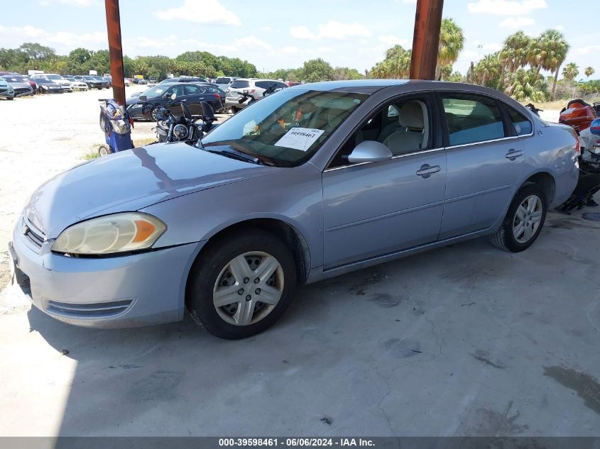 2006 Chevrolet Impala Lt VIN: 2G1WT58K369129829 Lot: 39598461