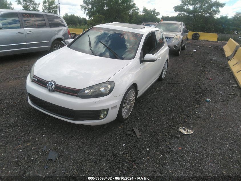 2011 Volkswagen Gti 2-Door VIN: WVWEV7AJ5BW314184 Lot: 39598482