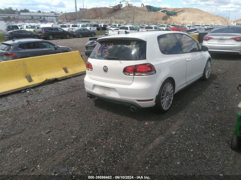 2011 Volkswagen Gti 2-Door VIN: WVWEV7AJ5BW314184 Lot: 39598482