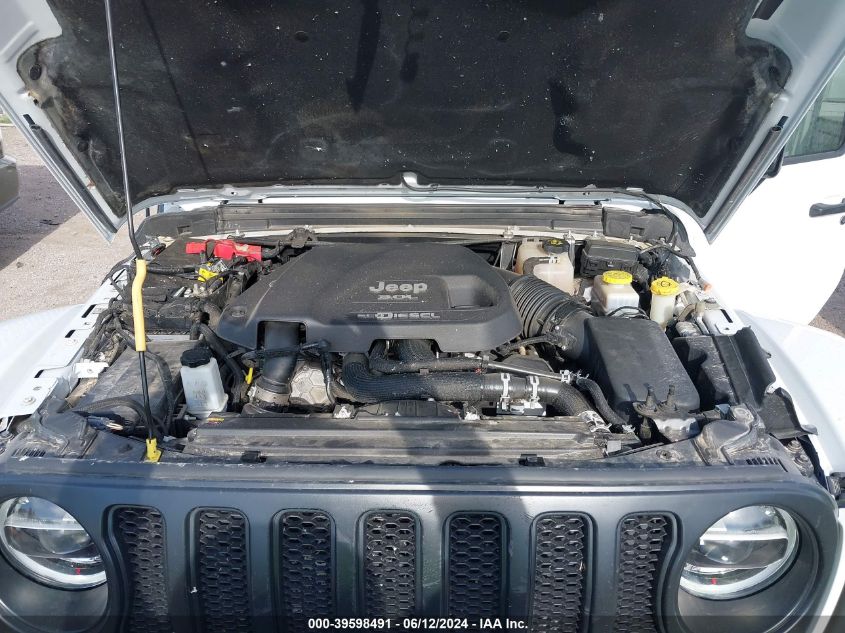 2021 Jeep Wrangler Unlimited Rubicon 4X4 VIN: 1C4JJXFM1MW568961 Lot: 39598491