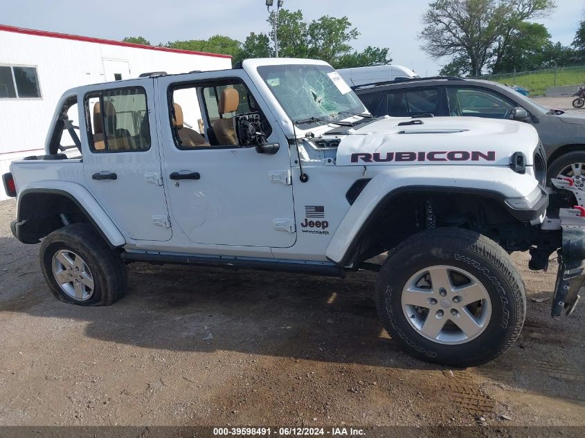 2021 Jeep Wrangler Unlimited Rubicon 4X4 VIN: 1C4JJXFM1MW568961 Lot: 39598491