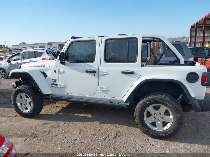 2021 Jeep Wrangler Unlimited Rubicon 4X4 VIN: 1C4JJXFM1MW568961 Lot: 39598491