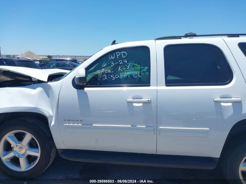 2014 Chevrolet Tahoe Lt VIN: 1GNSCBE09ER129580 Lot: 39598503