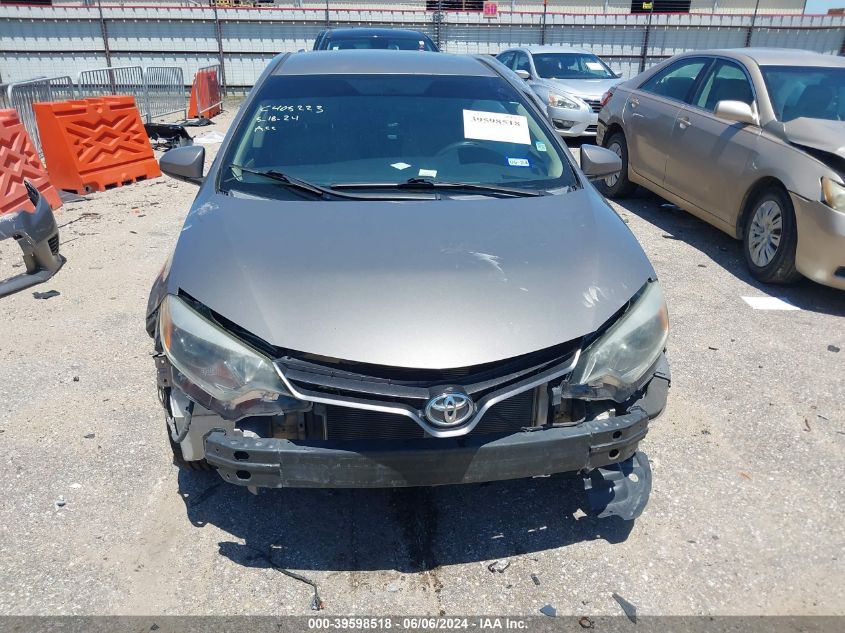 2015 Toyota Corolla Le VIN: 5YFBURHE2FP181778 Lot: 39598518