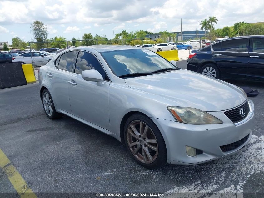 2007 Lexus Is 250 250 VIN: JTHBK262772047501 Lot: 39598523