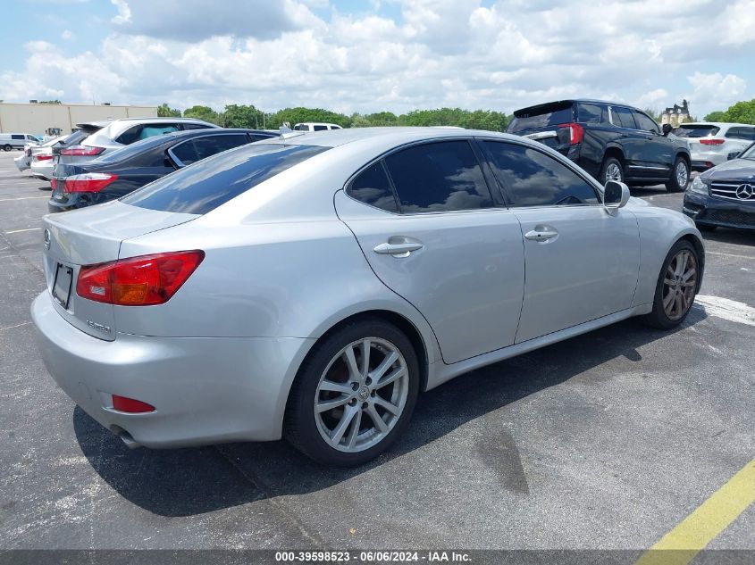 2007 Lexus Is 250 250 VIN: JTHBK262772047501 Lot: 39598523