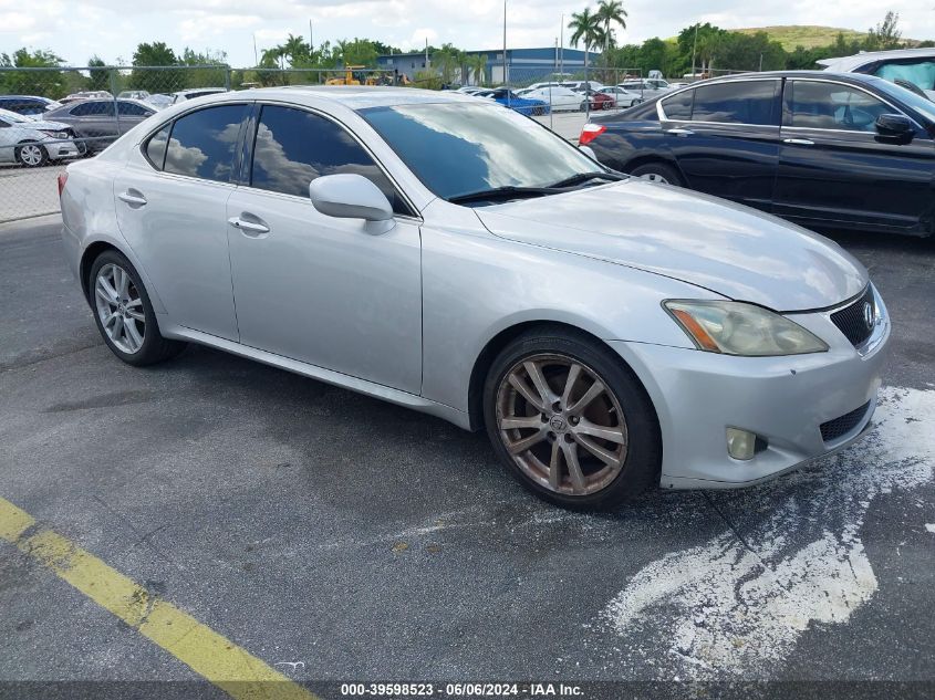 2007 Lexus Is 250 250 VIN: JTHBK262772047501 Lot: 39598523