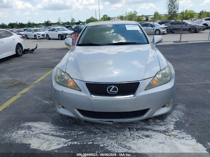 2007 Lexus Is 250 250 VIN: JTHBK262772047501 Lot: 39598523