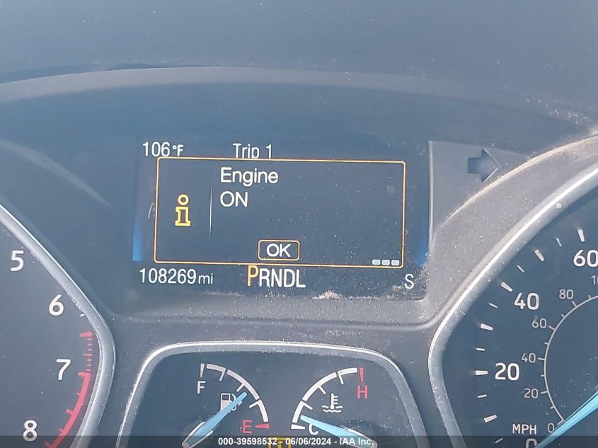 2015 Ford Focus Se VIN: 1FADP3F29FL349002 Lot: 39598532