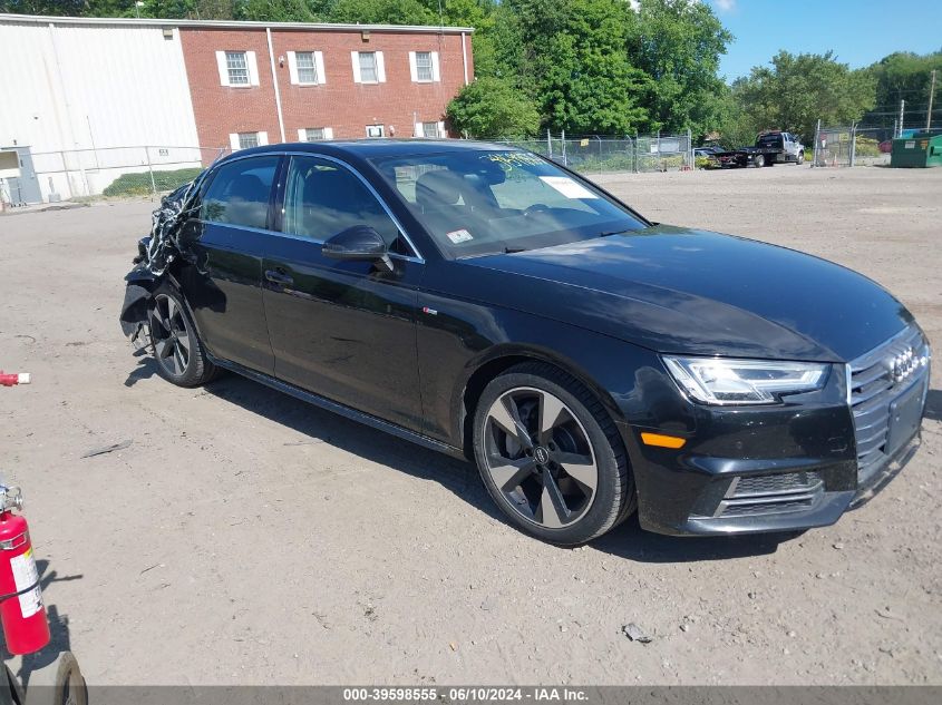 2017 Audi A4 2.0T Premium VIN: WAUENAF4XHN005161 Lot: 39598555