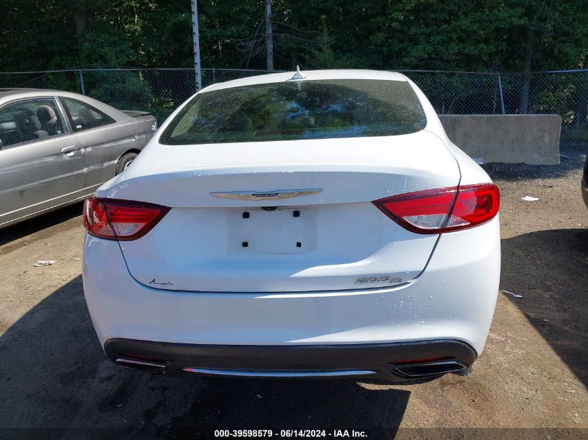 2015 Chrysler 200 C VIN: 1C3CCCCG2FN622727 Lot: 39598579