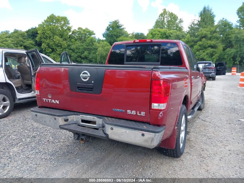 2009 Nissan Titan Le VIN: 1N6BA07CX9N315343 Lot: 39598583