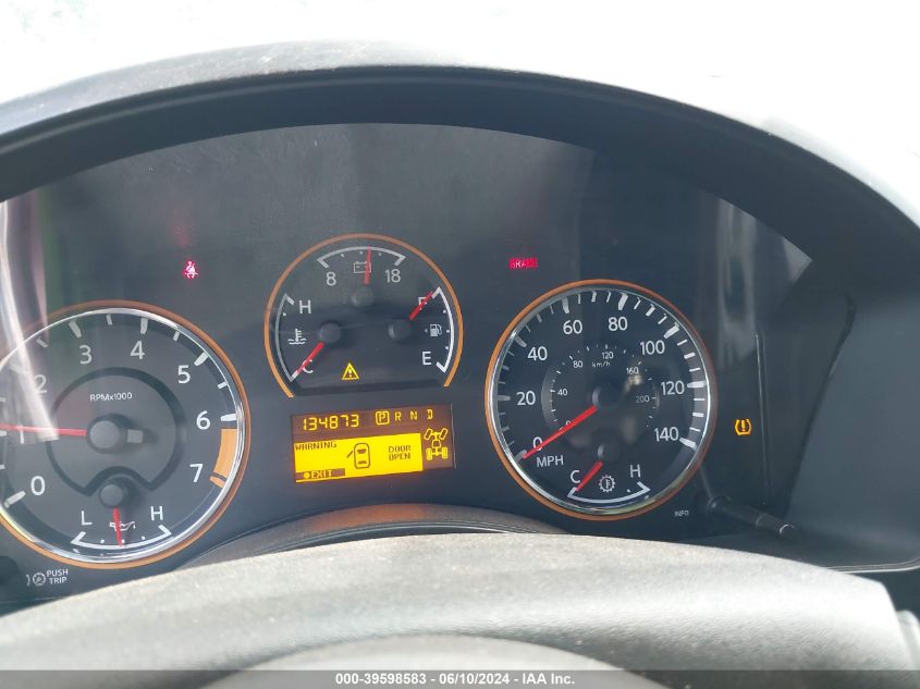 2009 Nissan Titan Le VIN: 1N6BA07CX9N315343 Lot: 39598583