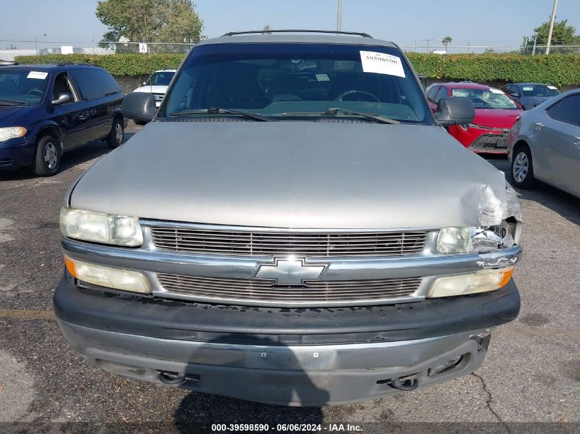 2002 Chevrolet Suburban C1500 VIN: 1GNEC16T22J320817 Lot: 39598590