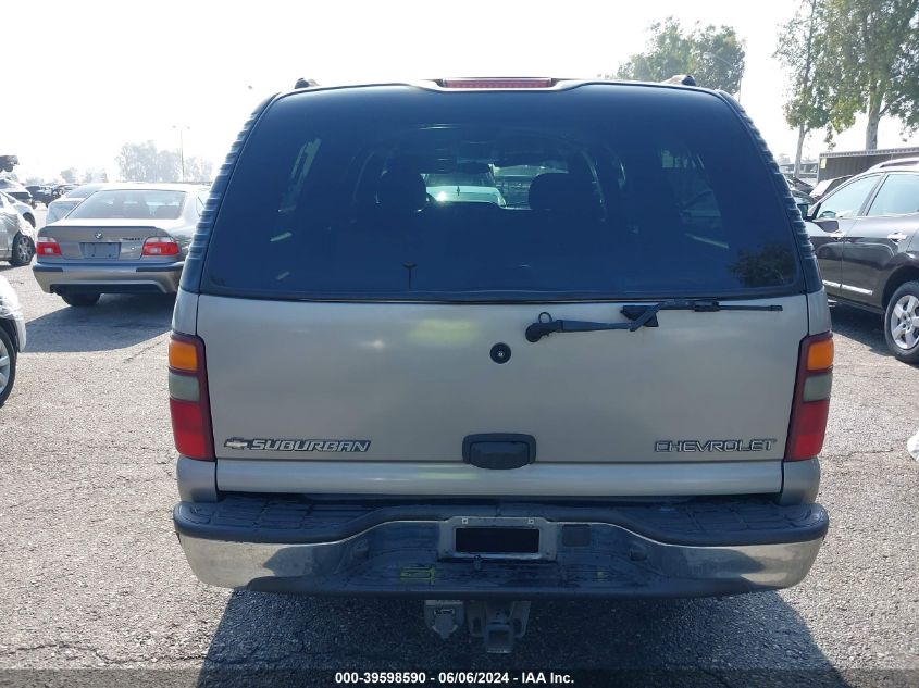 2002 Chevrolet Suburban C1500 VIN: 1GNEC16T22J320817 Lot: 39598590