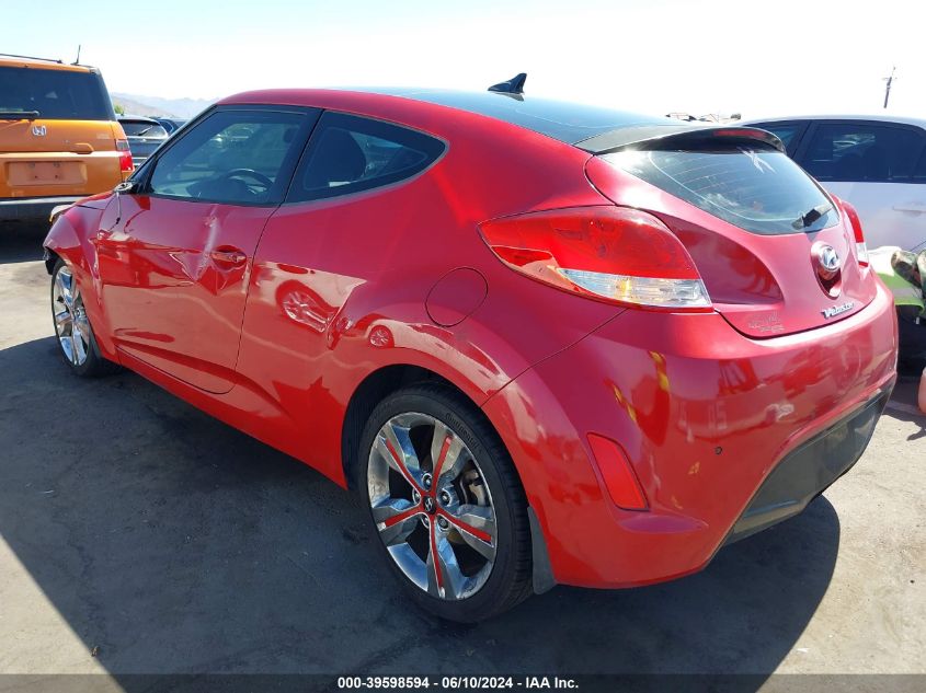 2016 Hyundai Veloster VIN: KMHTC6AD0GU294944 Lot: 39598594