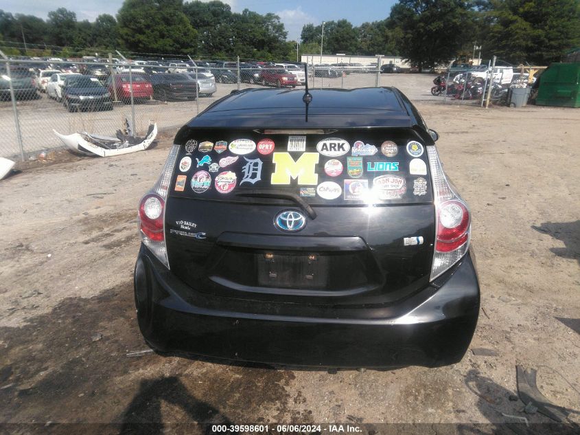 2012 Toyota Prius C One VIN: JTDKDTB35C1516665 Lot: 39598601