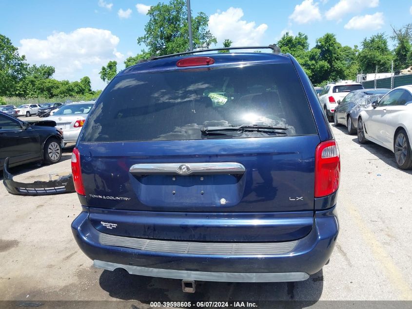 2005 Chrysler Town & Country Lx VIN: 2C4GP44R65R200033 Lot: 39598605