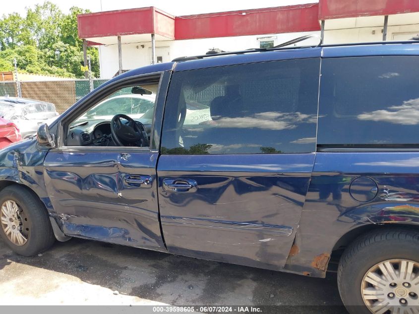 2005 Chrysler Town & Country Lx VIN: 2C4GP44R65R200033 Lot: 39598605