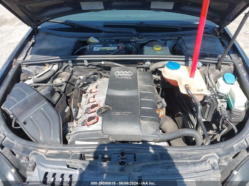 2006 Audi A4 2.0T VIN: WAUAF78E56A052137 Lot: 39598619