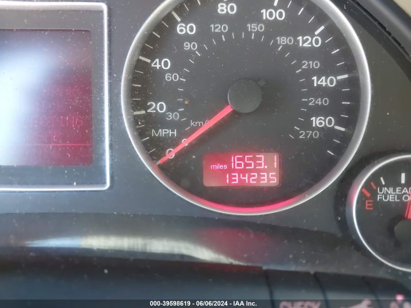 2006 Audi A4 2.0T VIN: WAUAF78E56A052137 Lot: 39598619