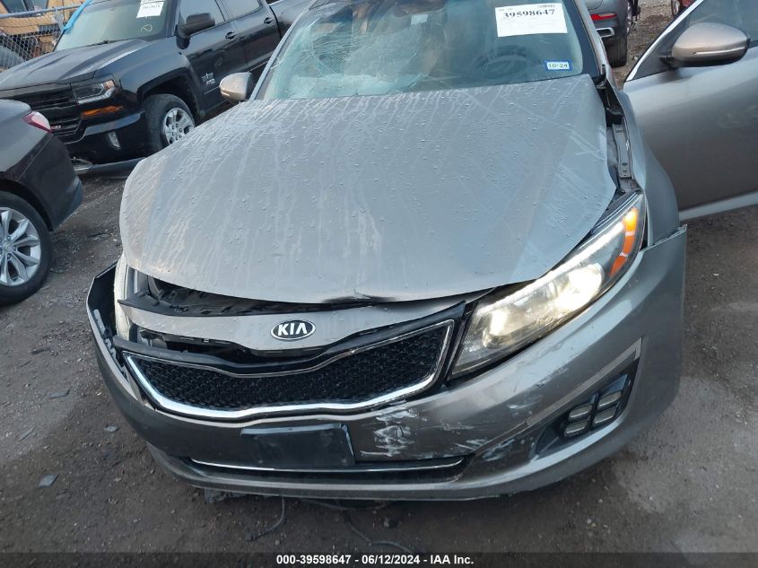 2015 Kia Optima Sxl Turbo VIN: 5XXGR4A64FG409835 Lot: 39598647