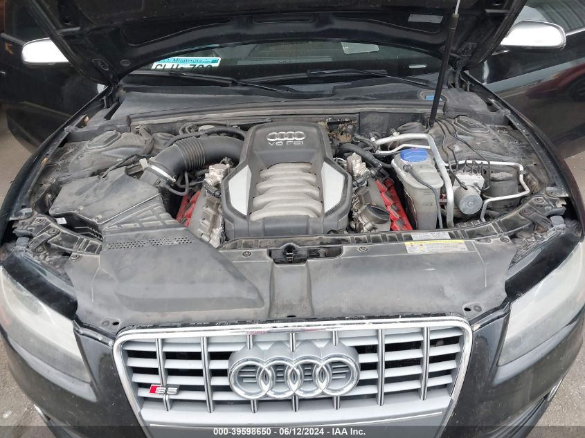 2012 Audi S5 4.2 Premium Plus VIN: WAUVVAFR6CA010420 Lot: 39598650