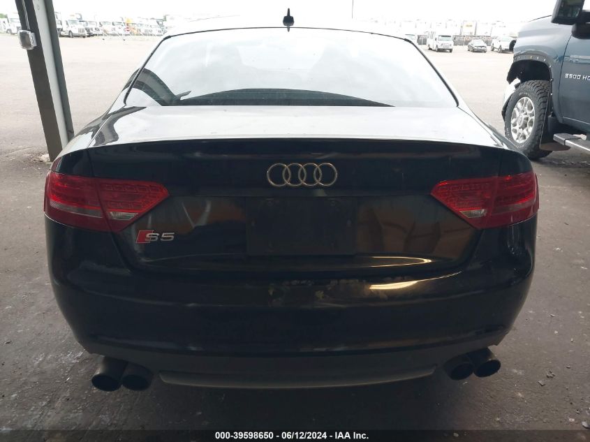 2012 Audi S5 4.2 Premium Plus VIN: WAUVVAFR6CA010420 Lot: 39598650
