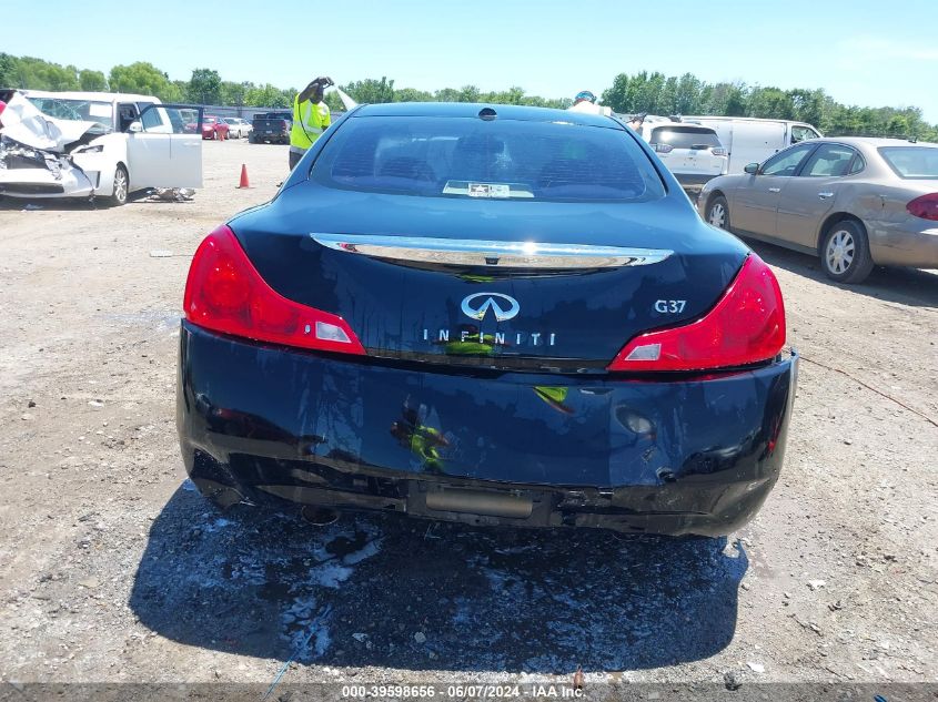 2010 Infiniti G37 Journey VIN: JN1CV6EK9AM104754 Lot: 39598656