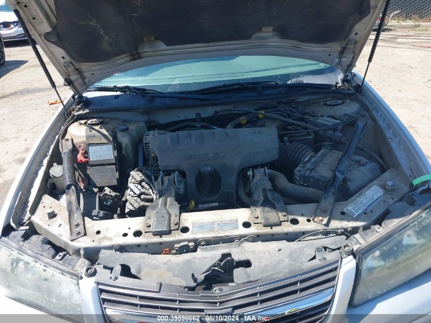 2004 Chevrolet Impala Ls VIN: 2G1WH52K049458205 Lot: 39598662