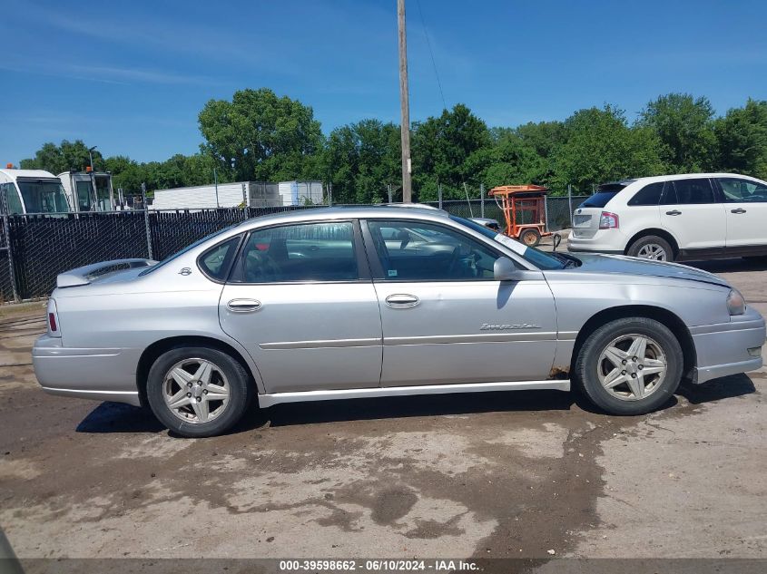 2004 Chevrolet Impala Ls VIN: 2G1WH52K049458205 Lot: 39598662