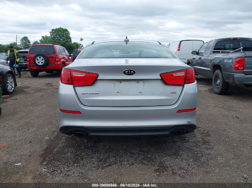 2015 Kia Optima Lx VIN: 5XXGM4A76FG469235 Lot: 39598666