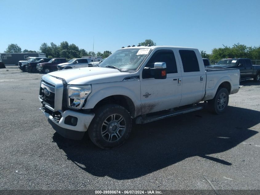 2013 Ford F-250 Lariat VIN: 1FT7W2BTXDEA47495 Lot: 39598674